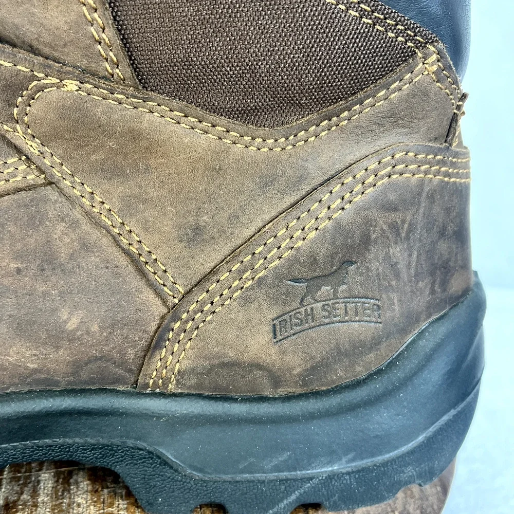 Irish Setter Boots Mens 13D Brown 83618 Ely Waterproof Steel Toe Work F2413-18